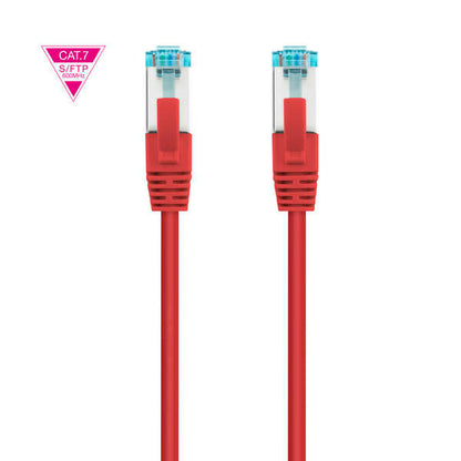 Nanocable Cable Red Cat.7 LSZH SFTP PIMF AWG26 25cm - Color Rojo 1 pieza(s)