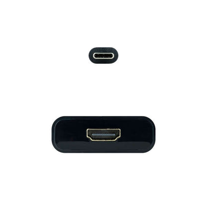 Nanocable - Conversor USB-C a HDMI 4K  USB-C/M-HDMI/H  Negro  15 cm