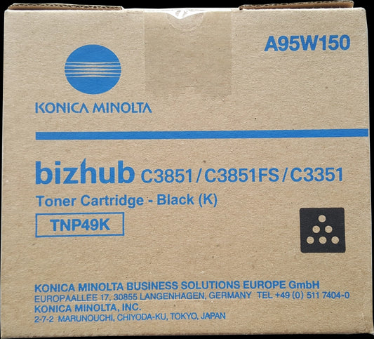 Konica Minolta TNP49 Negro Cartucho de Toner Original - TNP49K/A95W150 Tintasmurcia.com