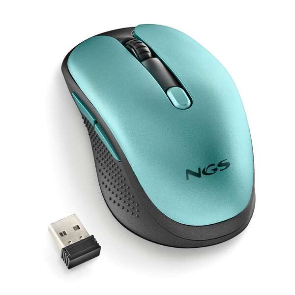 NGS Evo Rust Ice Raton Inalambrico USB 1600dpi - 5 Botones - Recargable - Uso Diestro 1 pieza(s)