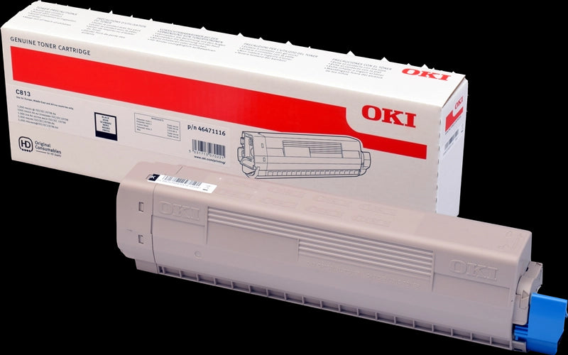 OKI C813 Negro Cartucho de Toner Original - 46471116 Tintasmurcia.com