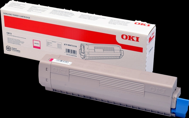 OKI C813 Magenta Cartucho de Toner Original - 46471114 Tintasmurcia.com