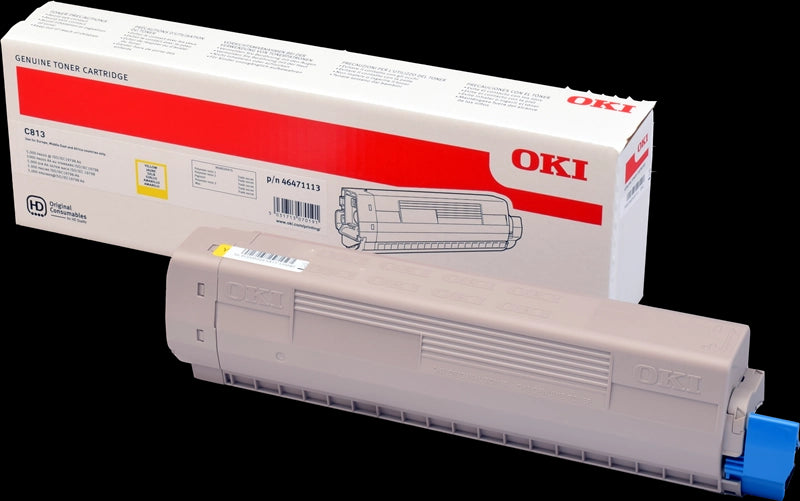 OKI C813 Amarillo Cartucho de Toner Original - 46471113 Tintasmurcia.com