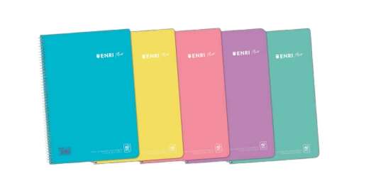 ENRI - 400150287 cuaderno y block A4 80 hojas Multicolor