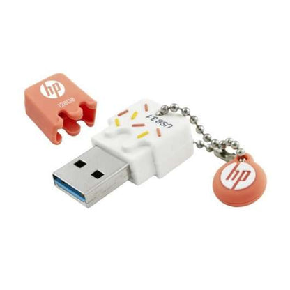 HP X778W Memoria USB 3.1 128GB - Diseño Helado Naranja y Blanco (Pendrive) 1 pieza(s)