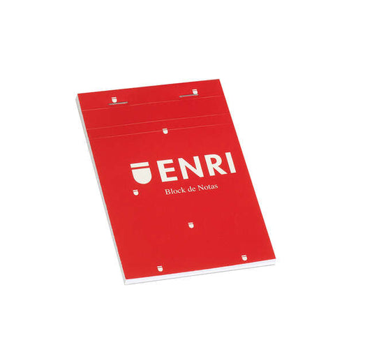 ENRI - 100105158 cuaderno y block A6 80 hojas Rojo