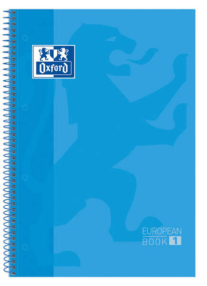 Oxford - Europeanbook 1 cuaderno y block A4+ 80 hojas Azul