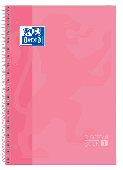 Oxford - Europeanbook 1 cuaderno y block A4+ 80 hojas Rosa