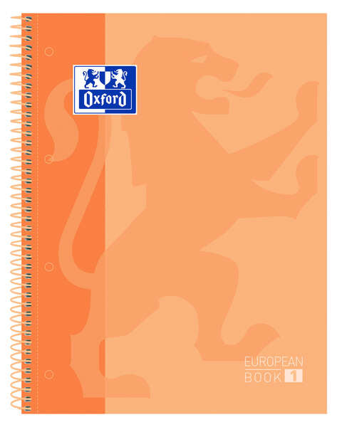 Oxford - 400119096 cuaderno y block A4+ 80 hojas Durazno