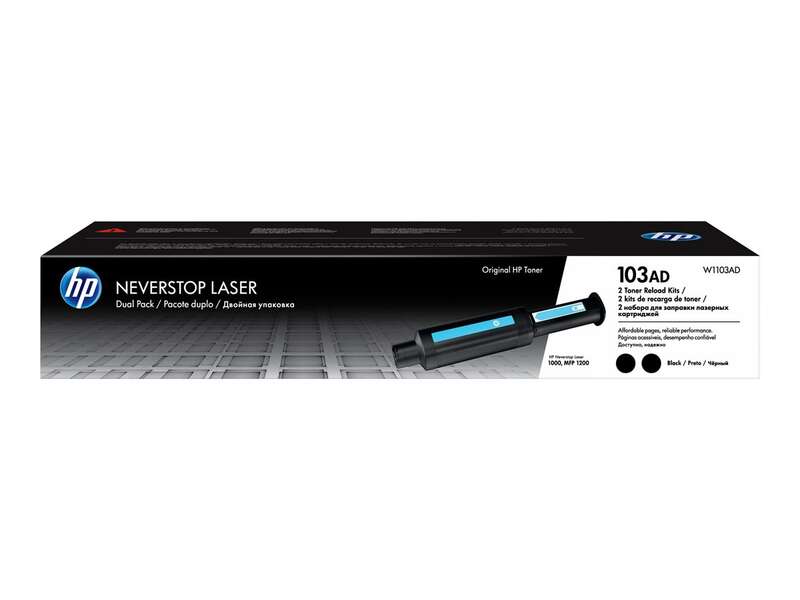 HP W1103A Negro Pack de 2 Cartuchos de Toner Originales - 103A Tintasmurcia.com