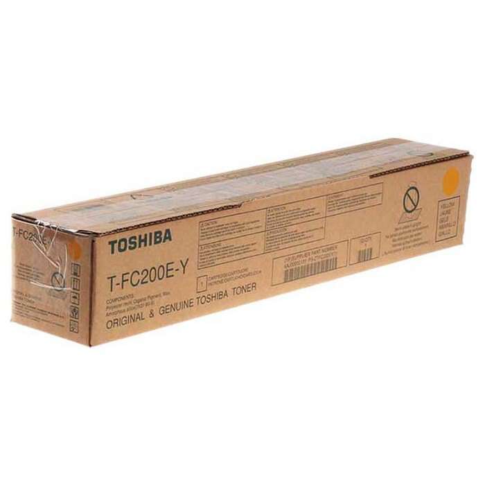 Toshiba T-FC200EY Amarillo Cartucho de Toner Original - 6AJ00000262/6AJ00000198/6AJ00000131 Tintasmurcia.com