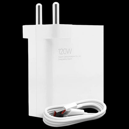 Xiaomi 120W Charging Combo Cargador de Pared para Smartphone USB-A 120W + Cable - Identificacion Inteligente de Dispositivos - 1 pieza(s)