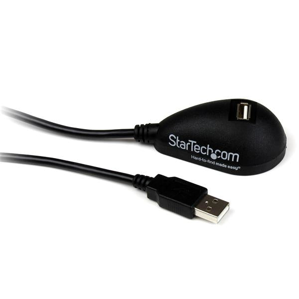 StarTech.com - Cable de 1 5m de Extensión Alargador USB 2.0 de Sobremesa - Macho a Hembra USB A