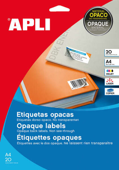 APLI - 11706 etiqueta de impresora Blanco