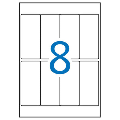 Apli Etiquetas A5 Blancas 36.0 x 82.0mm 15 Hojas 1 pieza(s)