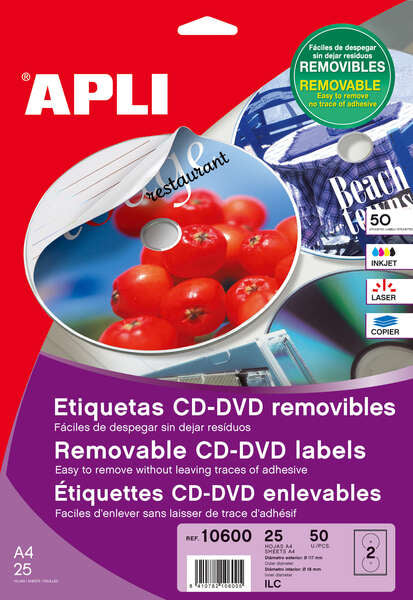 APLI - ETIQ.IMP.APLI 10600 25h A4 CD.REMØ117x18