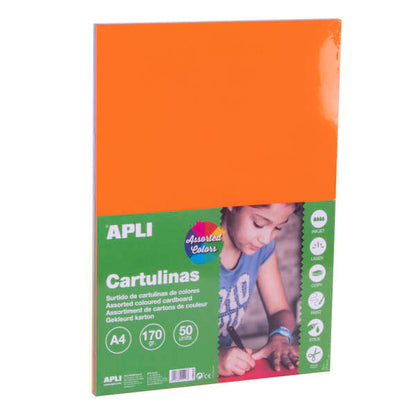 APLI - 15117 cartón y papel de construcción 170 g/m² 50 hojas