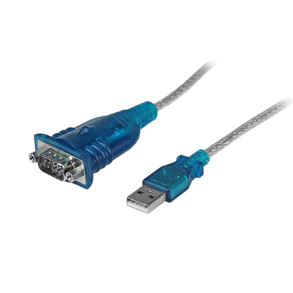 StarTech.com - Cable Adaptador USB a Serie RS232 de 1 Puerto Serial DB9 - Macho a Macho