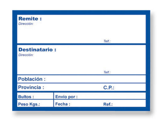 APLI - ROLLO 200 ETIQUETAS ENVIO  APLI