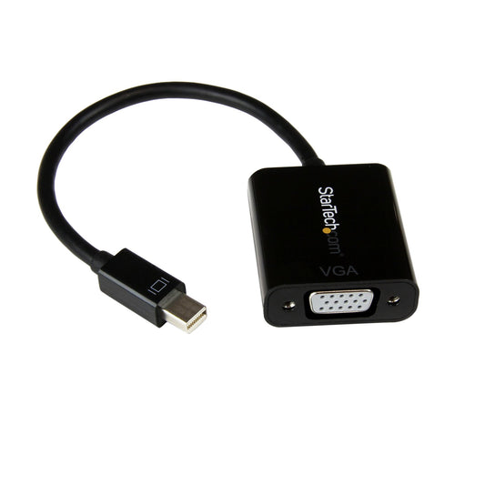 StarTech.com - Adaptador Mini DisplayPort a VGA - Convertidor Activo de Mini DP a VGA Vídeo 1080p con Certificación VESA - mDP 1.2 o Thunderbolt 1/2 Mac/PC a Monitor VGA -VGA Negro