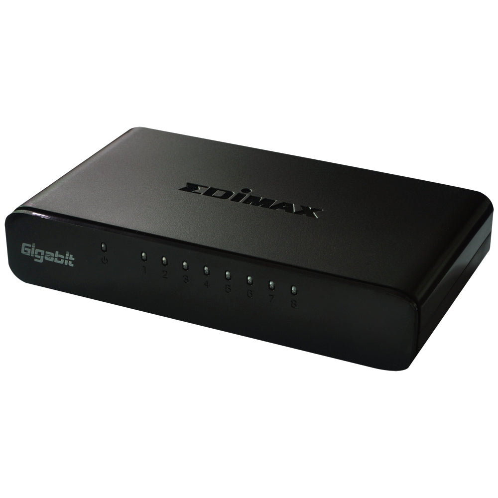 Edimax - ES-5800G V3 switch No administrado Gigabit Ethernet (10/100/1000) Negro