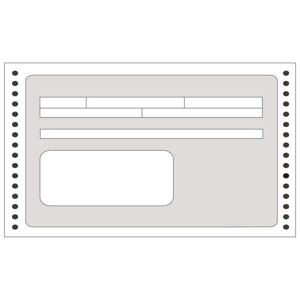 Apli Formulario Recibos en Continuo 240mm x 4' - 1500 U - Impresion de Alta Calidad - Papel Autocopiativo - Facil Separacion Blanco 1 pieza(s)