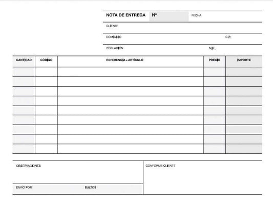 Apli Talonario Entrega 1/8 Apaisado Duplicado - Formato Apaisado - 2 Copias - Numeracion Secuencial - Papel Autocopiativo - Blanco 10 pieza(s)