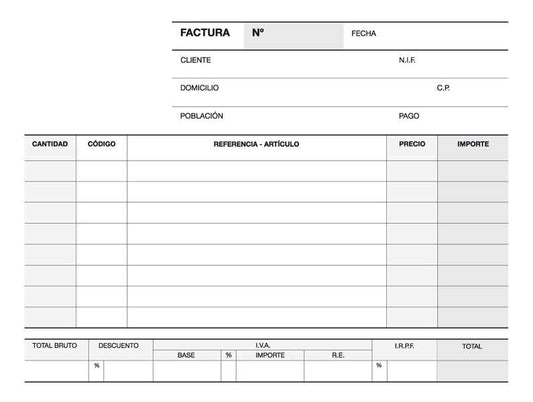 Apli Talonario Factura 1/8 Apaisado Duplicado A-67 - Papel Autocopiativo - 50 Juegos por Talonario - Numeracion Secuencial - Blanco y Amarillo 1 pieza(s)