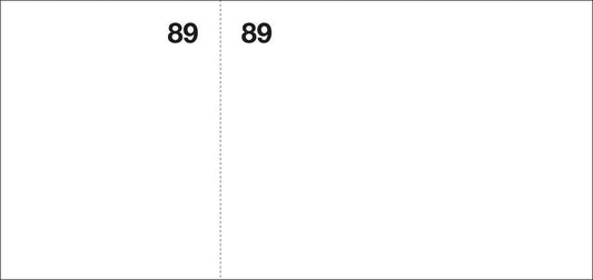 Apli Vales de Caja 0-99 - Numeracion de 0 a 99 - Papel Autocopiativo - Blanco 1 pieza(s)