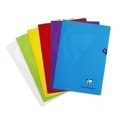 Clairefontaine - LIBRETA CLAIREFONTAINE PP A4 48 HJS.5X5 - Pack de 10 unidades