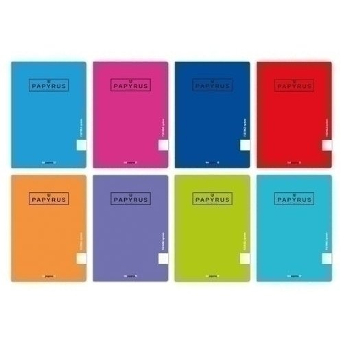 Papyrus - LIBRETA PAPYRUS A4 48h 90g PP LISO SURT. - Pack de 10 unidades