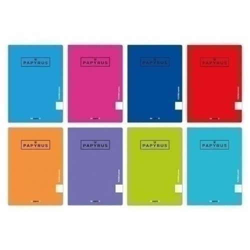 Papyrus - LIBRETA PAPYRUS A4 48h 90g PP CD.4 SURT. - Pack de 10 unidades