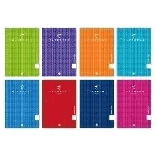 Guerrero - LIBRETA GUERRERO A4 48h 90g PP HZ SURT - Pack de 10 unidades