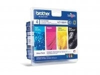 Brother - LC-1100HYVALBP cartucho de tinta 4 pieza(s) Original Alto rendimiento (XL) Negro  Cian  Magenta  Amarillo