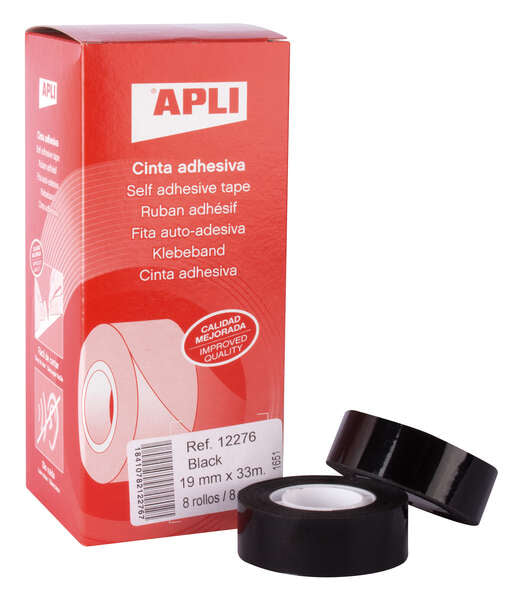 APLI - 12276 cinta adhesiva 33 m 8 pieza(s)