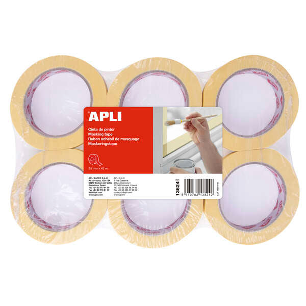 APLI - ROLLO CINTA PINTOR APLI 25MMX45M BLANCO 13824