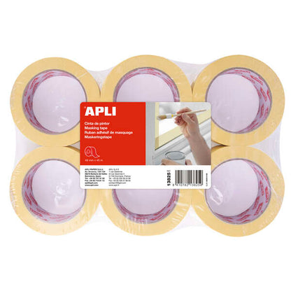 APLI - ROLLO CINTA PINTOR APLI 48MMX45M BLANCO 13825