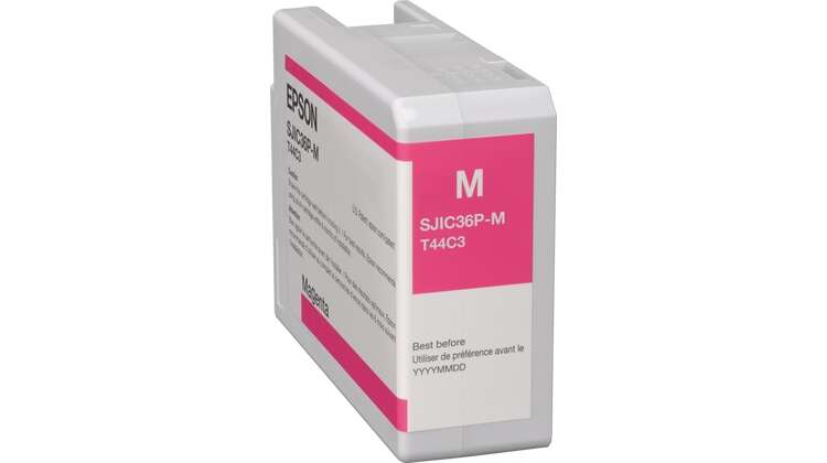 Epson SJIC36P Magenta Cartucho de Tinta Original - C13T44C340/SJIC36P(M) Tintasmurcia.com