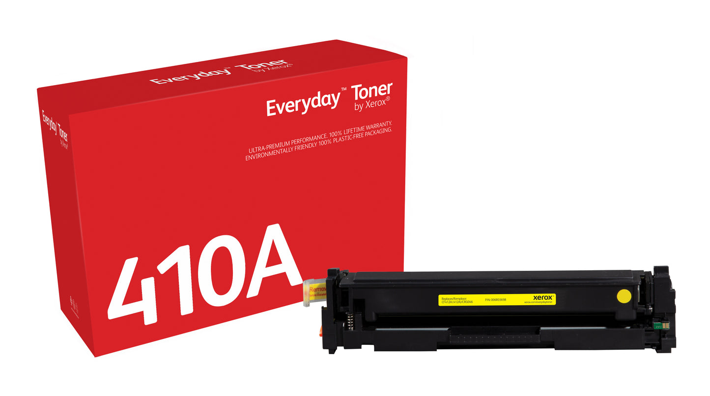 Everyday El tóner ™ Amarillo de Xerox es compatible con HP 410A (CF412A), Capacidad estándar