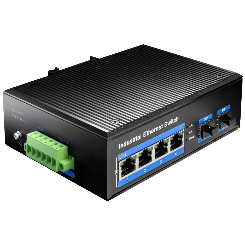 Cudy - IG1004S2 switch No administrado L2 Gigabit Ethernet (10/100/1000) Energía sobre Ethernet (PoE) Negro