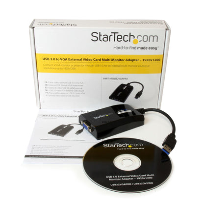 StarTech.com - Adaptador USB 3.0 a VGA - 1920x1200