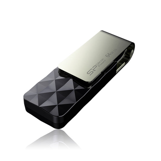 Silicon Power - Blaze B30 unidad flash USB 64 GB USB tipo A 3.2 Gen 1 (3.1 Gen 1) Negro