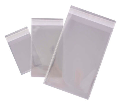 Apli Bolsas Polipropileno Transparente con Cierre Adhesivo - 60 x 80mm - Galga 120 - Alta Resistencia y Flexibilidad - Uso Alimenticio 1 pieza(s)