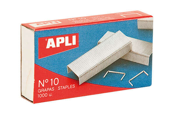 Apli Grapas Galvanizadas Plata Brillante - Ø 0.53mm - Precisas y Duraderas 20 pieza(s)