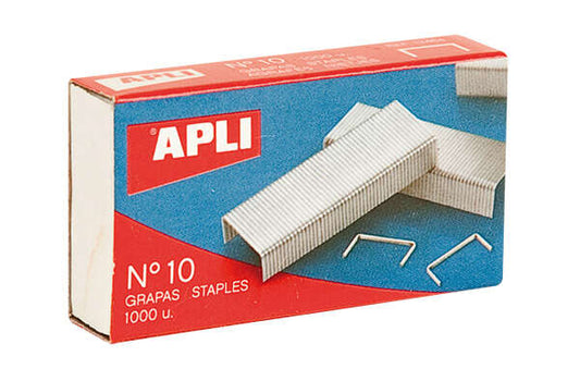 Apli Grapas Galvanizadas Plata Brillante - Ø 0.53mm - Precisas y Duraderas 20 pieza(s)