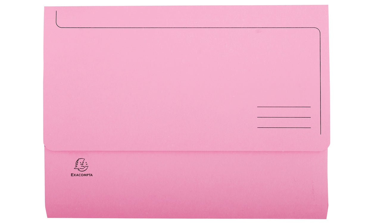 Exacompta - 46778E carpeta Caja de cartón Rosa A4