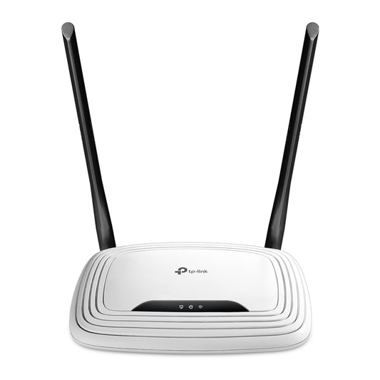 TP-Link - TL-WR841N router inalámbrico Ethernet rápido Banda única (2 4 GHz) Negro  Blanco