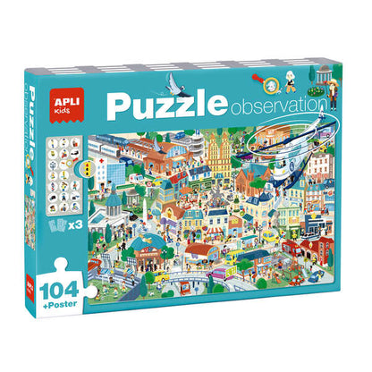 APLI - 18820 puzzle Puzzle rompecabezas 104 pieza(s) Ciudad