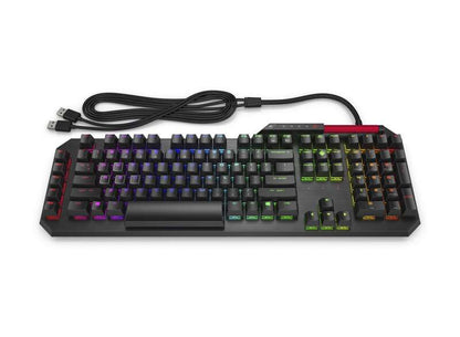 HP Omen Sequencer Teclado Mecanico Gaming USB - Iluminacion LED RGB - Teclas Personalizables - Antigoshting 1 pieza(s)