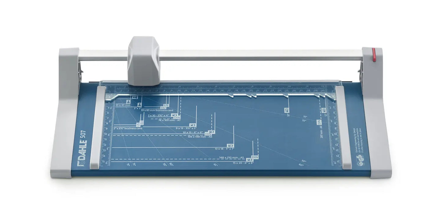 Dahle 507 Cizalla de Rodillo Formato A4 - Capacidad 8 Hojas - Cuchilla Circular Autoafilable de Acero 1 pieza(s)